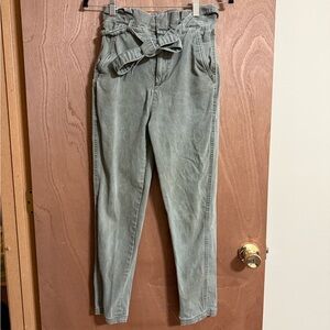 Express Stylish Green Women's Jeans